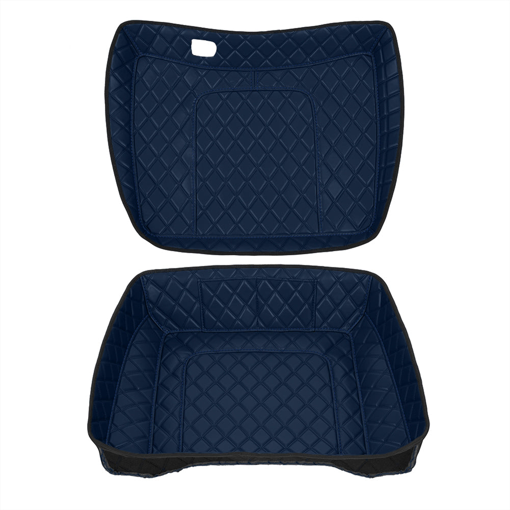 Tour Trunk Pack Liners Fit 2014-2023 Models Diamond Grid PU Leather Shockproof Inner Lining