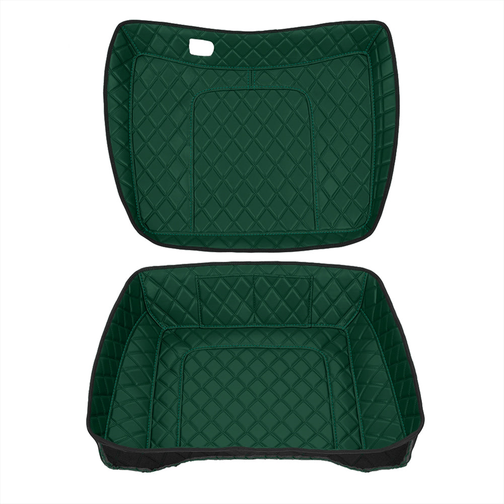 Tour Trunk Pack Liners Fit 2014-2023 Models Diamond Grid PU Leather Shockproof Inner Lining