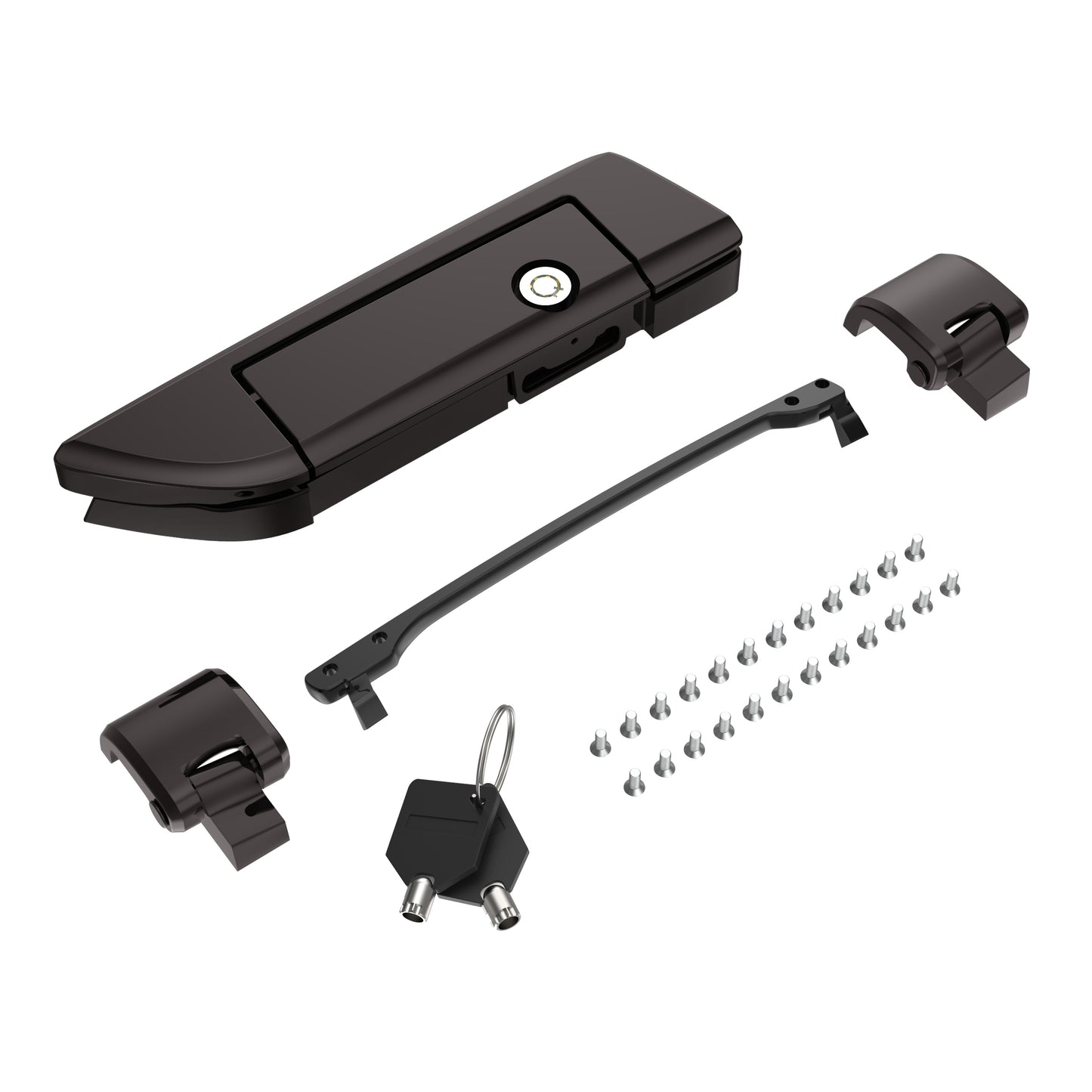 Tour Trunk Pack Latches and Hinges:Kit for Mats Csrewy Razor, Chopped, and King Tour Trunk Packs