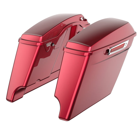 3.93'' STRETCHED SADDLEBAG BOTTOMS WITH LIDS FOR 2014+ TOURING