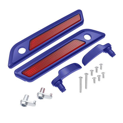 SADDLEBAG LID LEVER & LATCH COVER SET KIT FOR 2014+ HARLEY TOURING