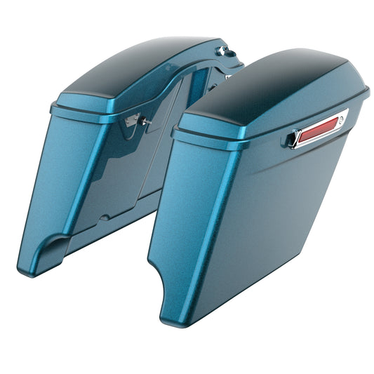 3.93'' STRETCHED SADDLEBAG BOTTOMS WITH LIDS FOR 2014+ TOURING