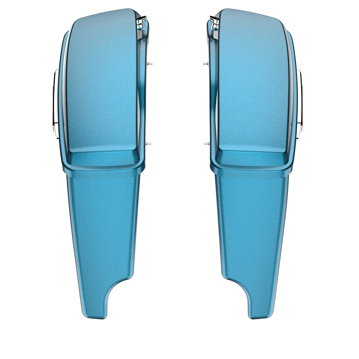 3.93'' STRETCHED SADDLEBAG BOTTOMS WITH LIDS FOR 2014+ TOURING