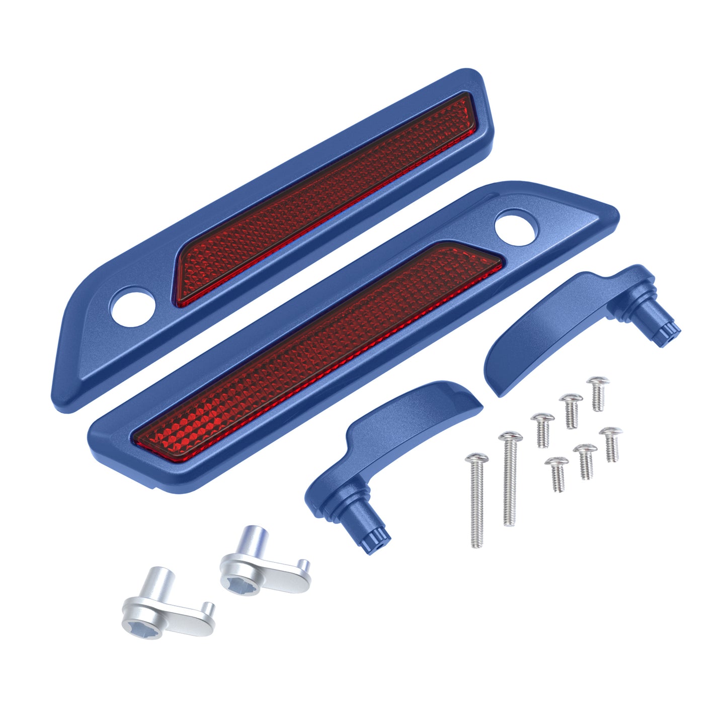 SADDLEBAG LID LEVER & LATCH COVER SET KIT FOR 2014+ HARLEY TOURING