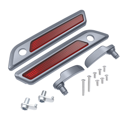 SADDLEBAG LID LEVER & LATCH COVER SET KIT FOR 2014+ HARLEY TOURING