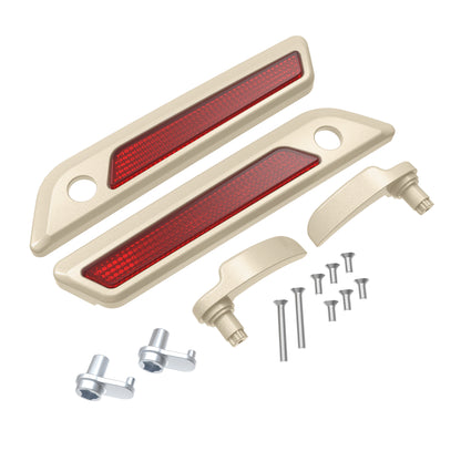 SADDLEBAG LID LEVER & LATCH COVER SET KIT FOR 2014+ HARLEY TOURING