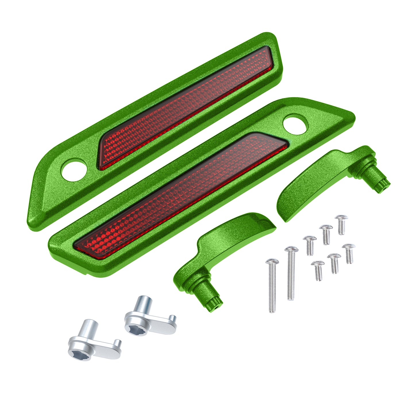 SADDLEBAG LID LEVER & LATCH COVER SET KIT FOR 2014+ HARLEY TOURING