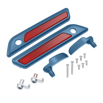 SADDLEBAG LID LEVER & LATCH COVER SET KIT FOR 2014+ HARLEY TOURING