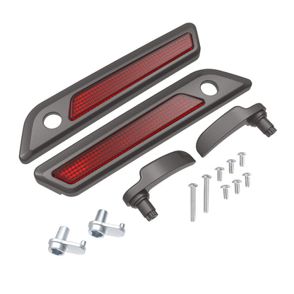 SADDLEBAG LID LEVER & LATCH COVER SET KIT FOR 2014+ HARLEY TOURING