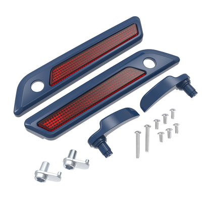 SADDLEBAG LID LEVER & LATCH COVER SET KIT FOR 2014+ HARLEY TOURING