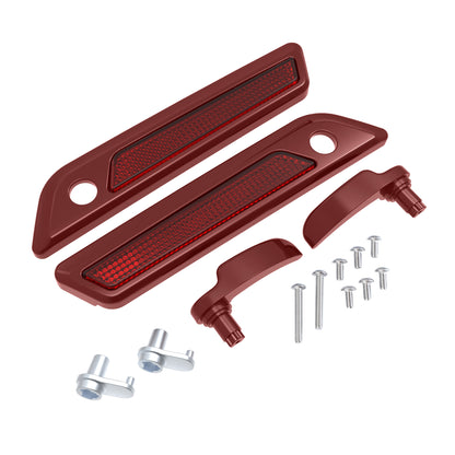 SADDLEBAG LID LEVER & LATCH COVER SET KIT FOR 2014+ HARLEY TOURING