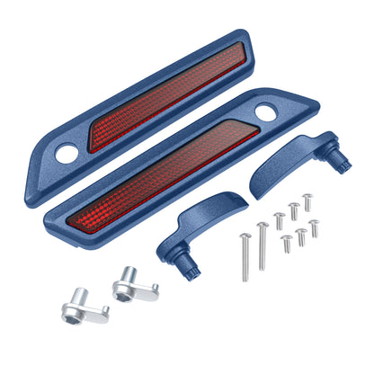SADDLEBAG LID LEVER & LATCH COVER SET KIT FOR 2014+ HARLEY TOURING