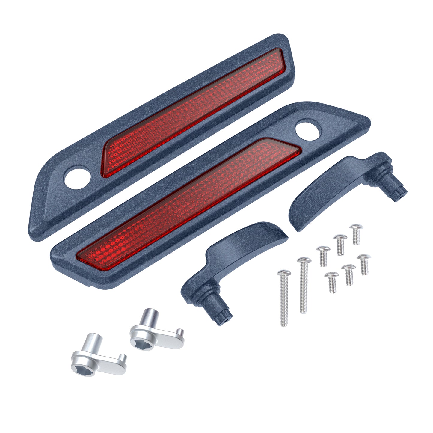 SADDLEBAG LID LEVER & LATCH COVER SET KIT FOR 2014+ HARLEY TOURING