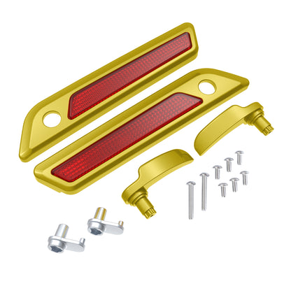 SADDLEBAG LID LEVER & LATCH COVER SET KIT FOR 2014+ HARLEY TOURING