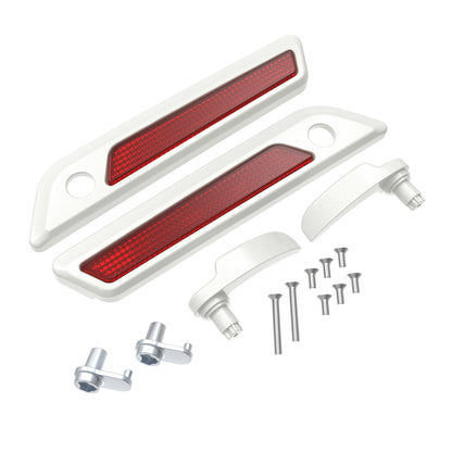 SADDLEBAG LID LEVER & LATCH COVER SET KIT FOR 2014+ HARLEY TOURING