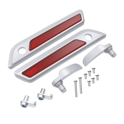 SADDLEBAG LID LEVER & LATCH COVER SET KIT FOR 2014+ HARLEY TOURING