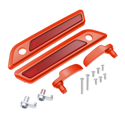 SADDLEBAG LID LEVER & LATCH COVER SET KIT FOR 2014+ HARLEY TOURING