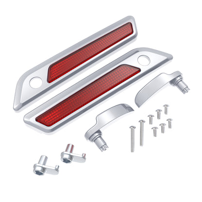 SADDLEBAG LID LEVER & LATCH COVER SET KIT FOR 2014+ HARLEY TOURING
