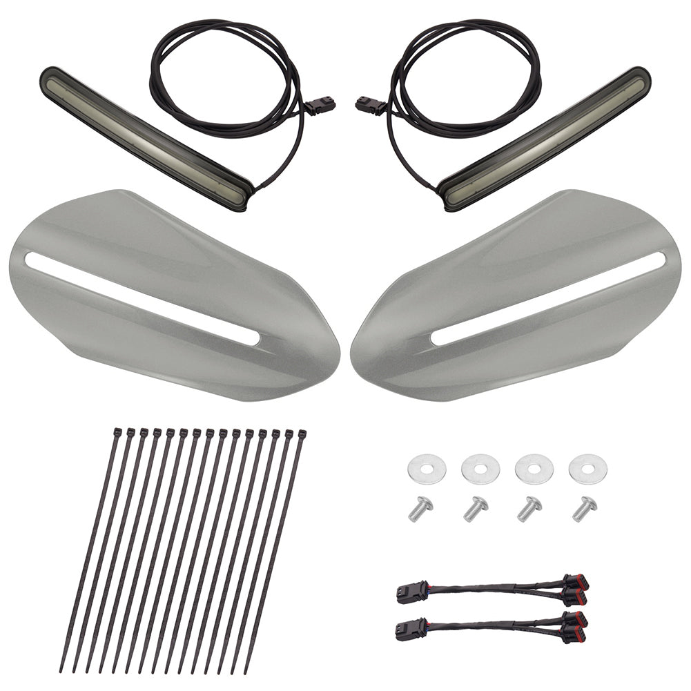 Harley Hand Guards with LED for Touring & Softails