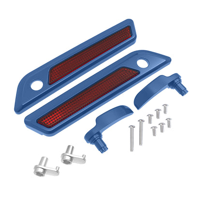 SADDLEBAG LID LEVER & LATCH COVER SET KIT FOR 2014+ HARLEY TOURING