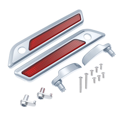 SADDLEBAG LID LEVER & LATCH COVER SET KIT FOR 2014+ HARLEY TOURING