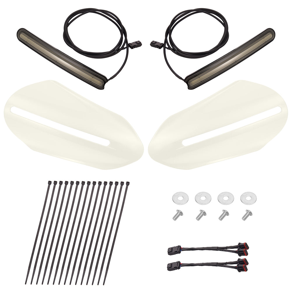 Harley Hand Guards with LED for Touring & Softails