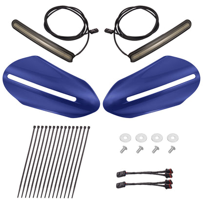 Color Matched Harley Hand Guards with LED for Touring & Softails