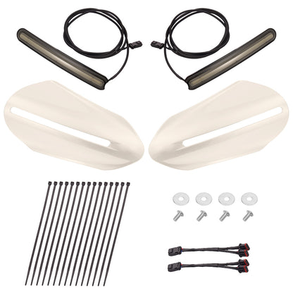 Color Matched Harley Hand Guards with LED for Touring & Softails