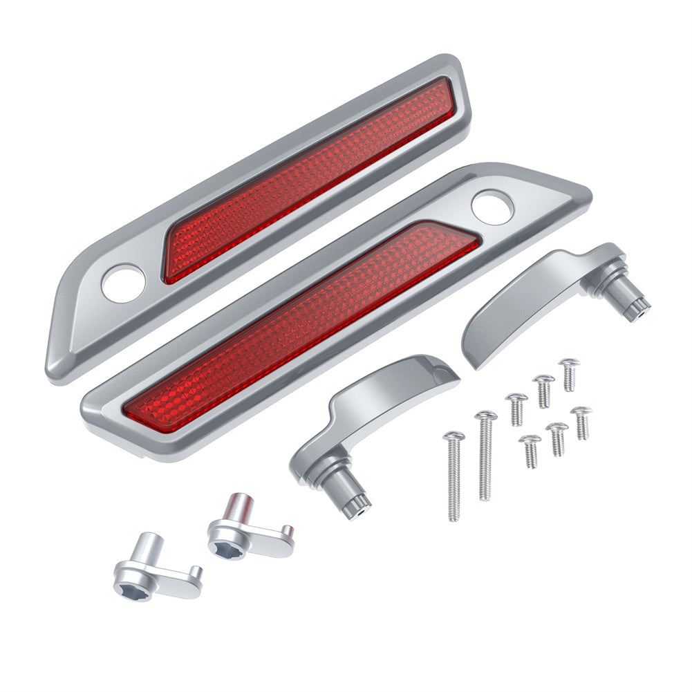 Saddlebag Lid Lever & Latch Cover Set Kit - Fit for Harley Touring (2014+)