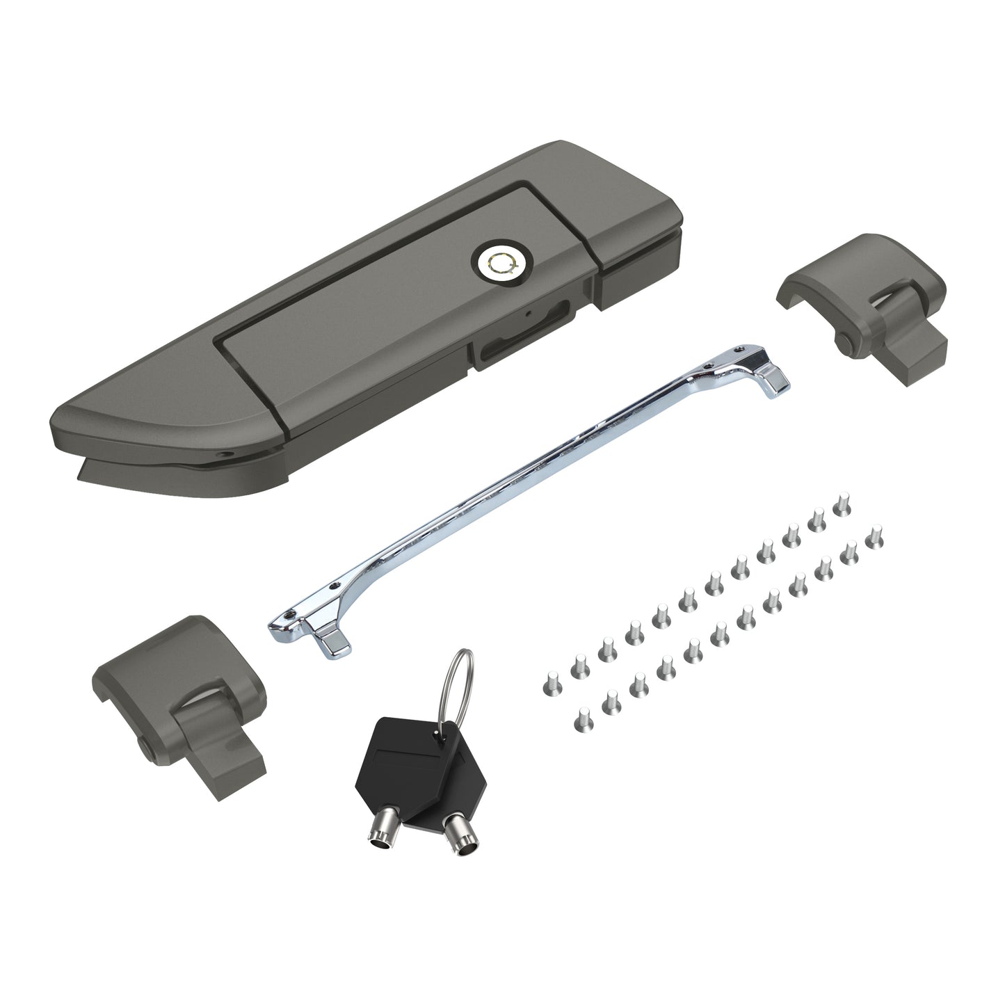 Tour Trunk Pack Latches and Hinges:Kit for Mats Csrewy Razor, Chopped, and King Tour Trunk Packs