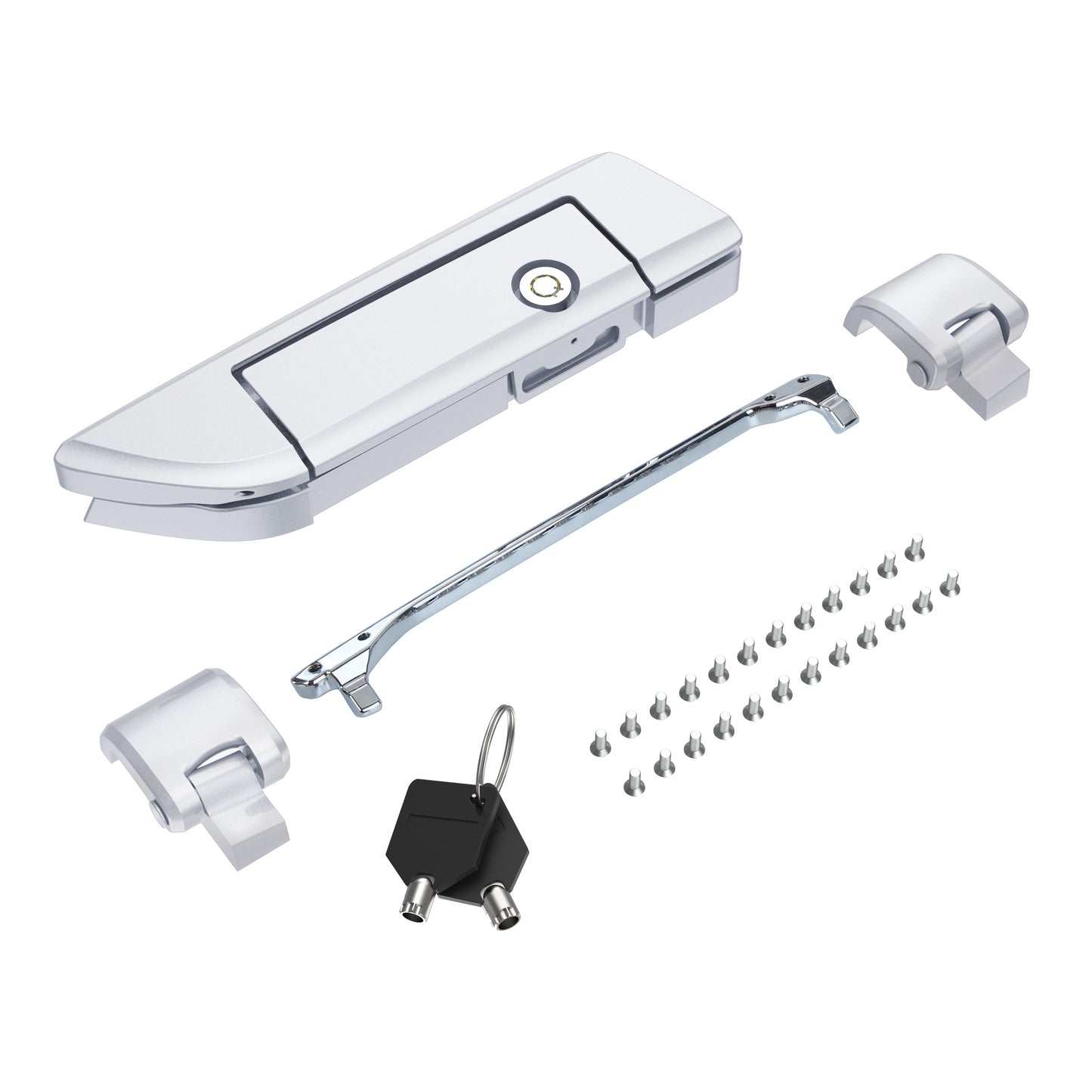 Tour Trunk Pack Latches and Hinges:Kit for Mats Csrewy Razor, Chopped, and King Tour Trunk Packs