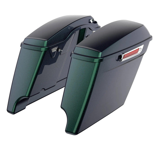 3.93'' STRETCHED SADDLEBAG BOTTOMS WITH LIDS FOR 2014+ TOURING