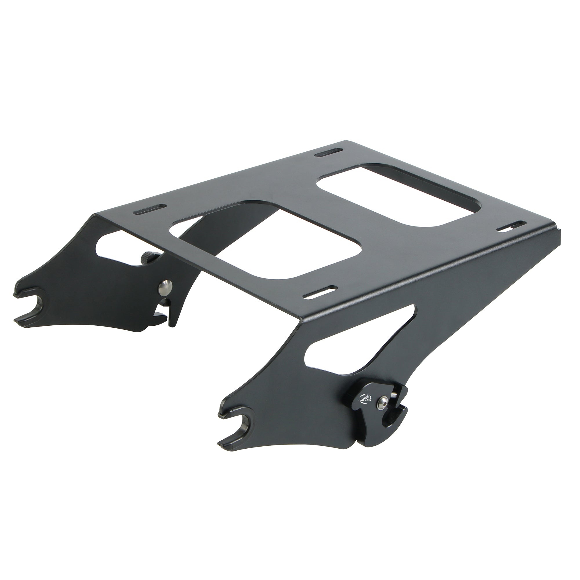 Two-Up Tour Trunk Pack Mount Black Detachable Tour Trunk Pack kit For Touring Trunk Pack