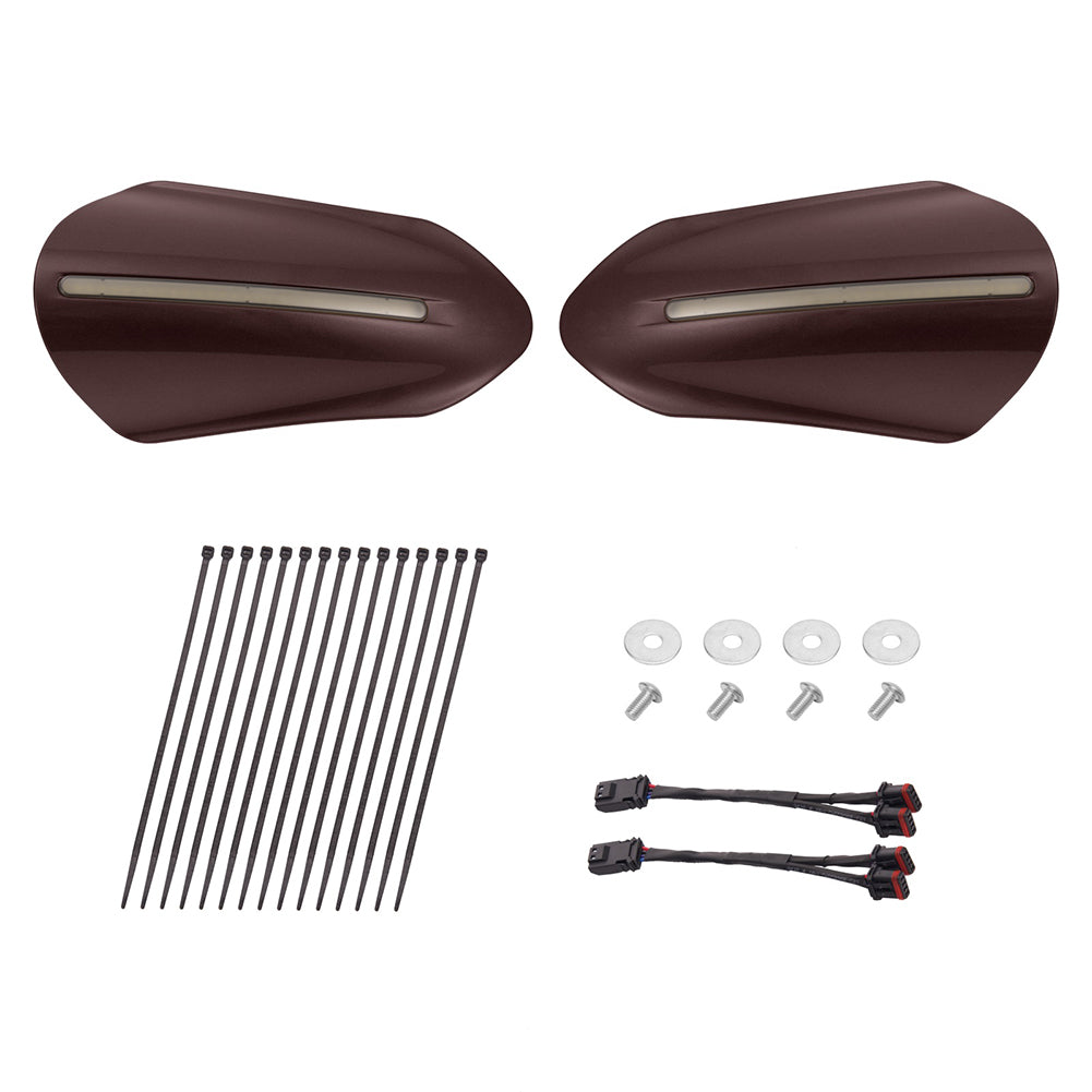 Harley Hand Guards with LED for Touring & Softails
