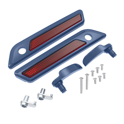 SADDLEBAG LID LEVER & LATCH COVER SET KIT FOR 2014+ HARLEY TOURING