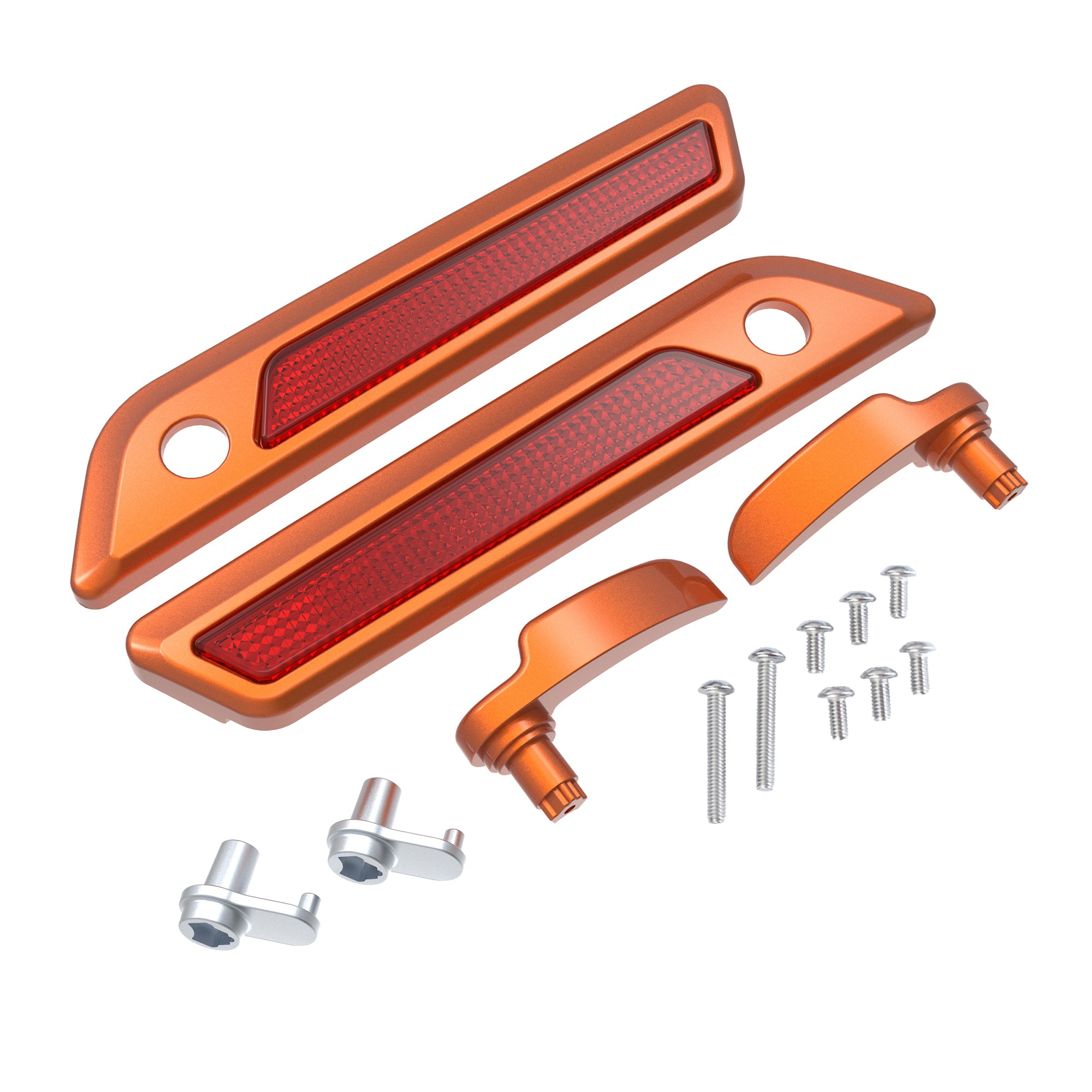 Saddlebag Lid Lever & Latch Cover Set Kit - Fit for Harley Touring (2014+)