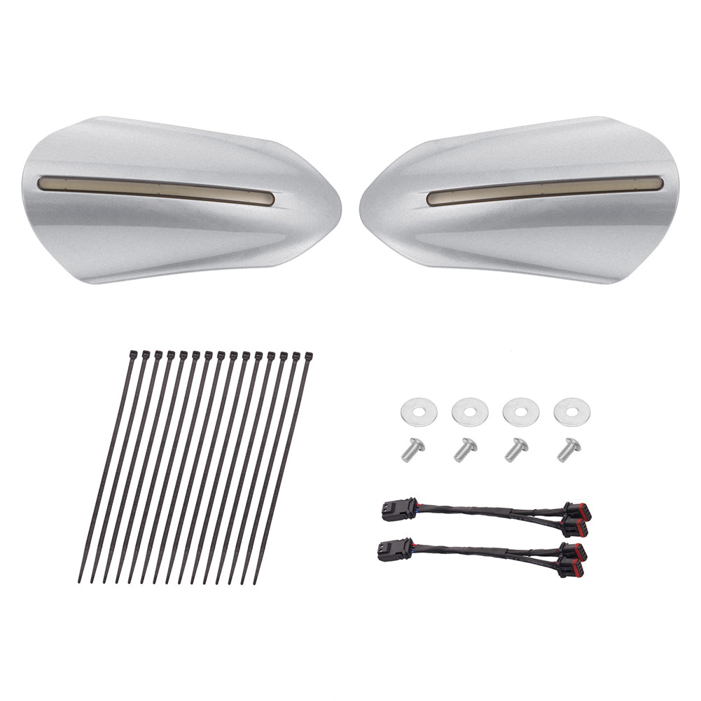 Mats-Csrewy Color-Matched Hand Guards with LED For '93–'26 Harley Touring & Softail