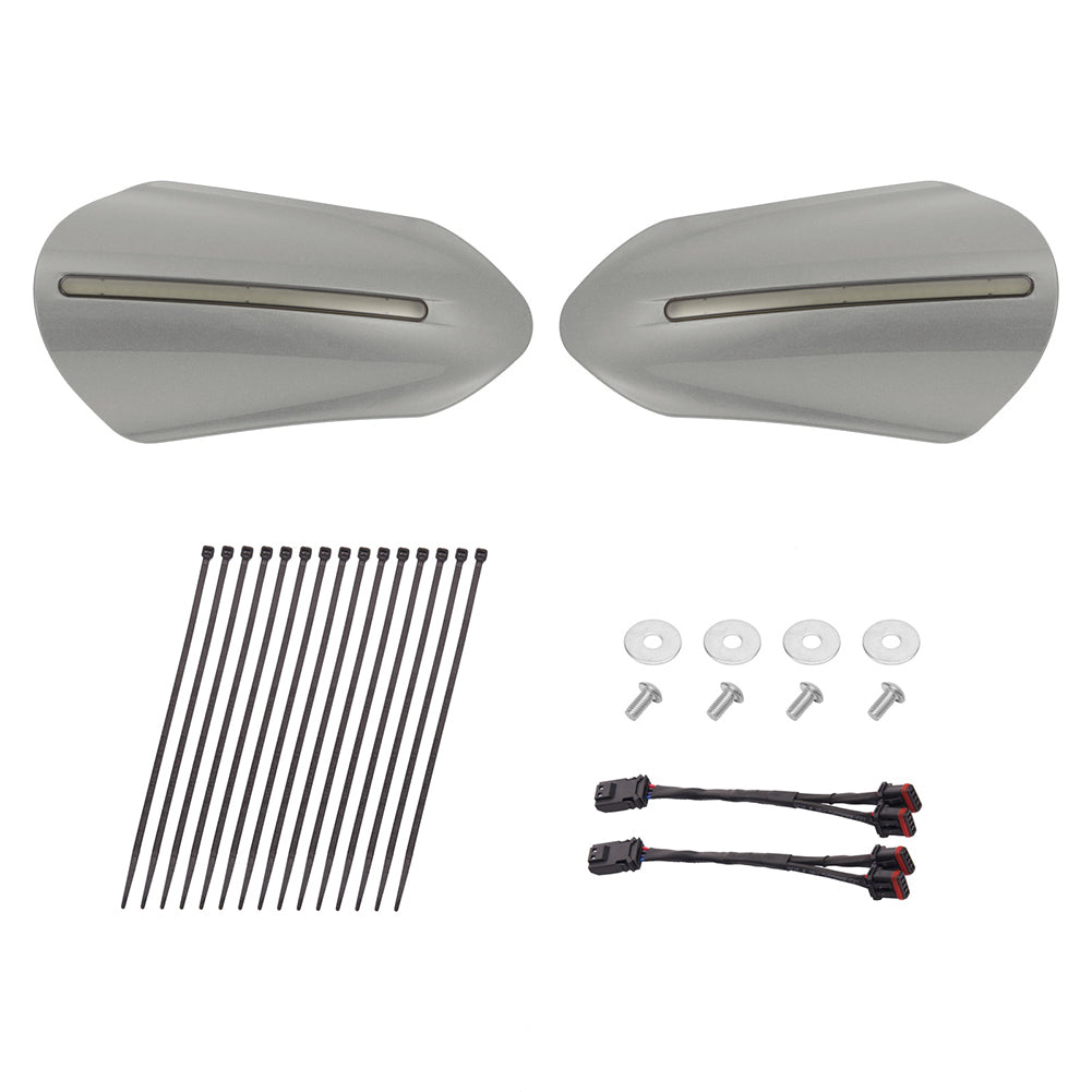 Harley Hand Guards with LED for Touring & Softails