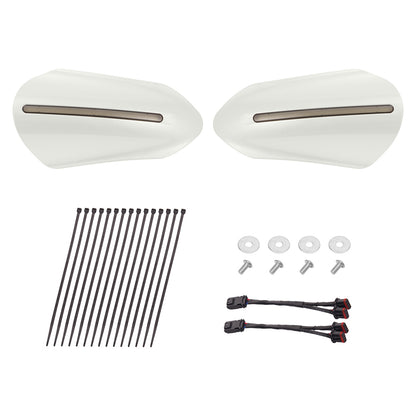 Color Matched Harley Hand Guards with LED for Touring & Softails