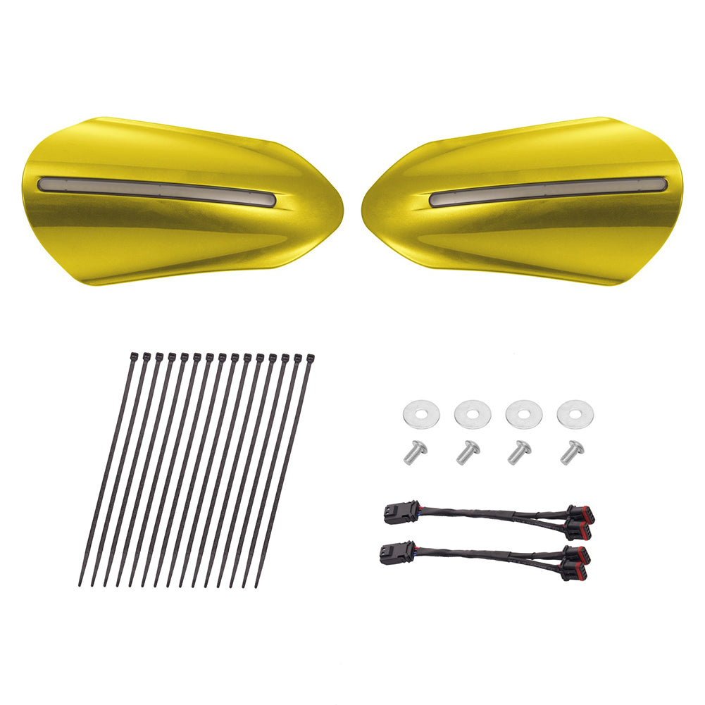 Harley Hand Guards with LED for Touring & Softails