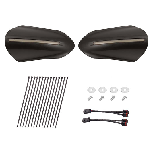 Harley Hand Guards with LED for Touring & Softails