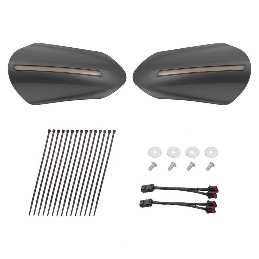 Harley Hand Guards with LED for Touring & Softails