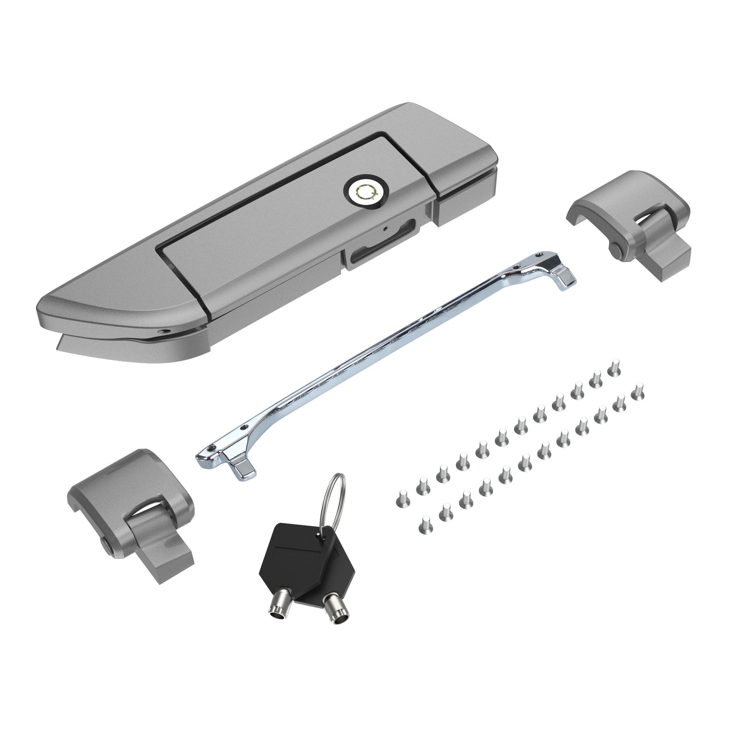 Tour Trunk Pack Latches and Hinges:Kit for Mats Csrewy Razor, Chopped, and King Tour Trunk Packs