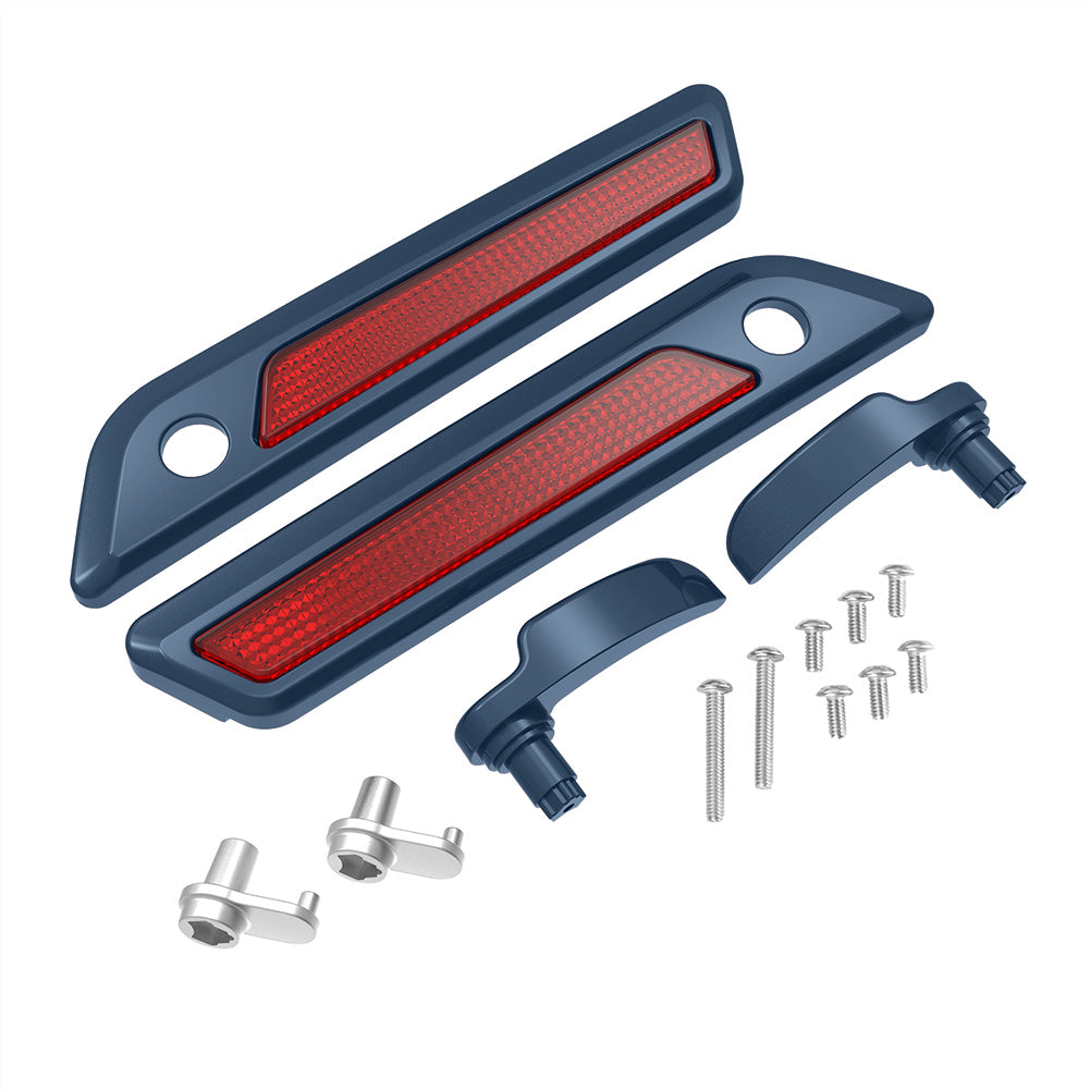 SADDLEBAG LID LEVER & LATCH COVER SET KIT FOR 2014+ HARLEY TOURING