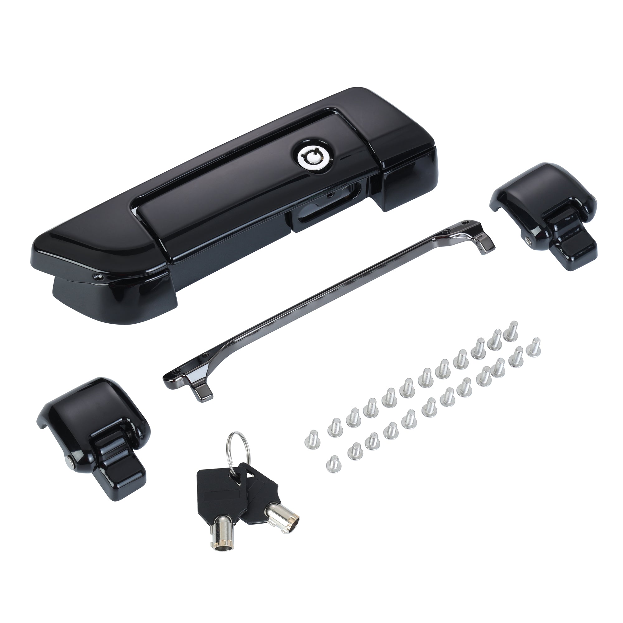 Tour Trunk Pack Latches and Hinges:Kit for Mats Csrewy Razor, Chopped, and King Tour Trunk Packs