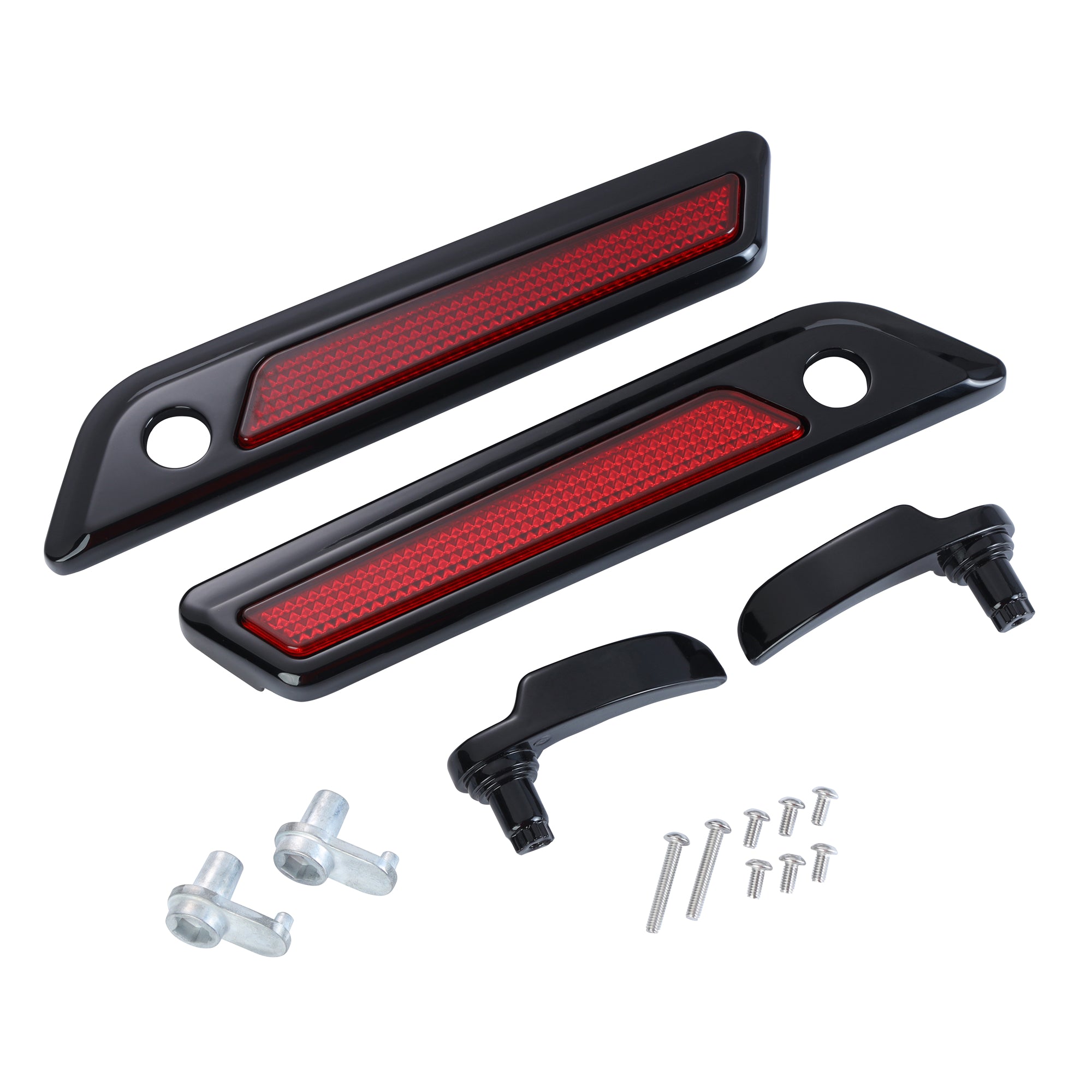 Saddlebag Lid Lever & Latch Cover Set Kit - Fit for Harley Touring (2014+)