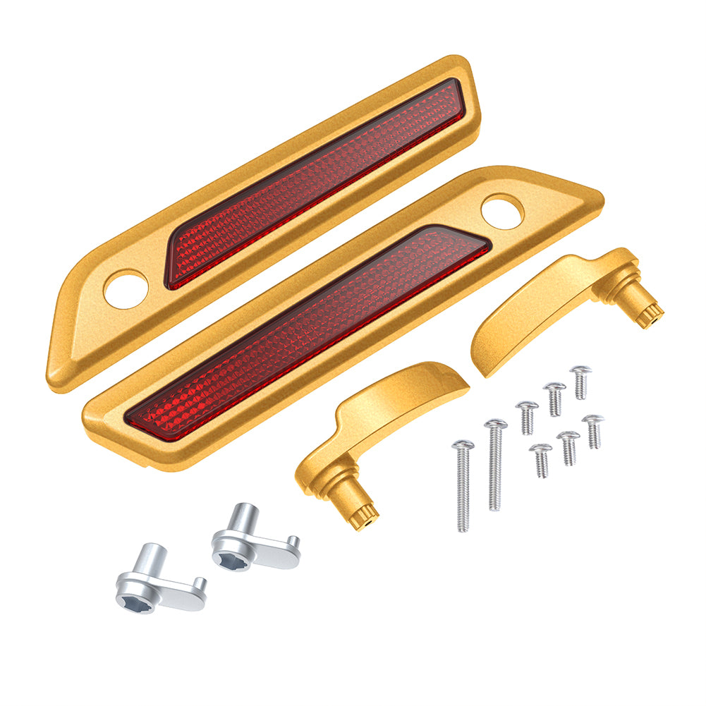 SADDLEBAG LID LEVER & LATCH COVER SET KIT FOR 2014+ HARLEY TOURING