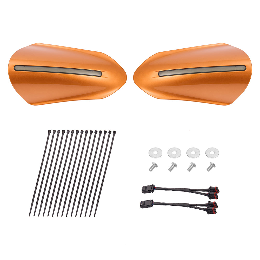 Hand Guards with LED - Fit for Harley Touring & Softail