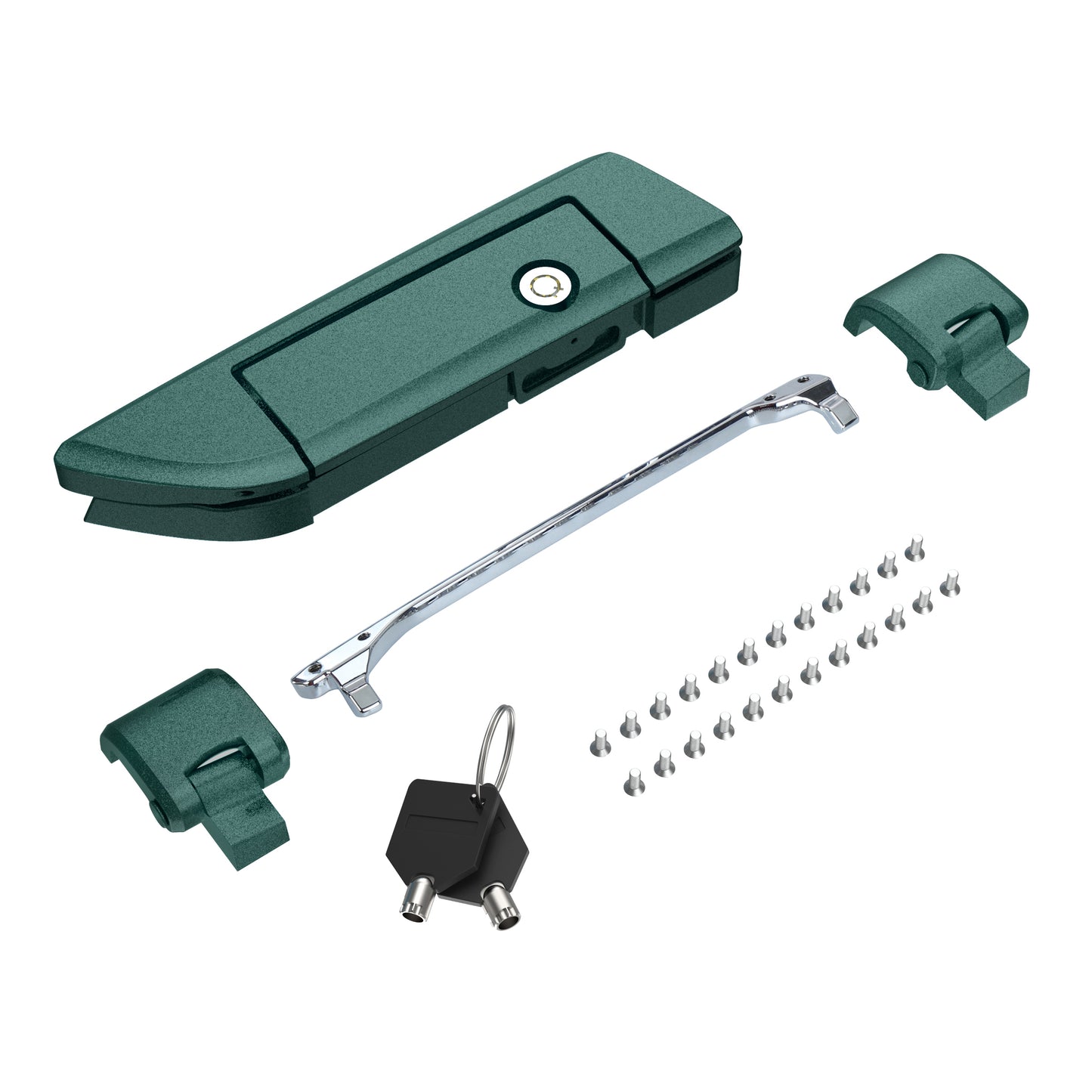 Tour Trunk Pack Latches and Hinges:Kit for Mats Csrewy Razor, Chopped, and King Tour Trunk Packs