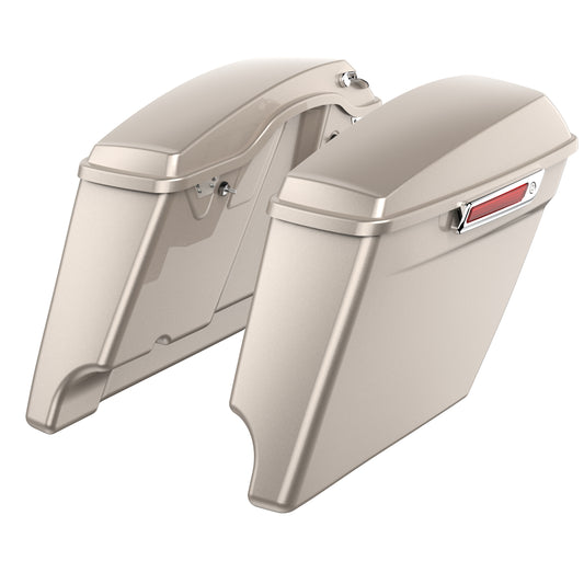 3.93'' STRETCHED SADDLEBAG BOTTOMS WITH LIDS FOR 2014+ TOURING
